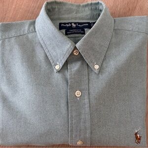 Ralph Lauren Men's Oxford Cotton Polo Poney Classic fit Button Down Shirt